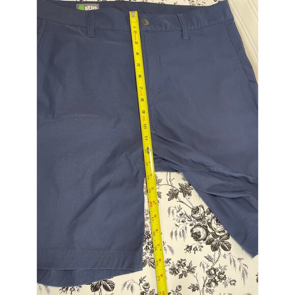 Stio Golf Chino Shorts With Pockets Men's Size 36 Blue Gorpcore Outdoor Wear - Picture 10 of 10
